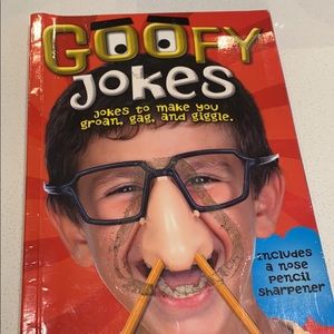 Goofy kids joke book